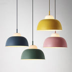 Nordic Macaron Aluminum Dome Pendant Light - 1 Light