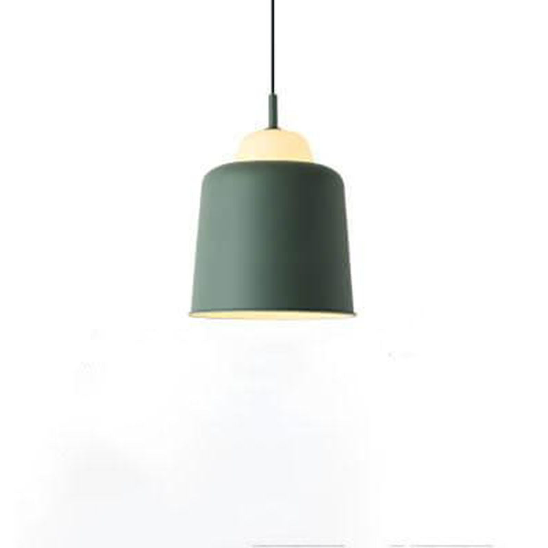 Nordic Macaron Aluminum Dome Pendant Light - 1 Light
