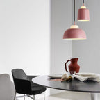 Nordic Macaron Aluminum Dome Pendant Light - 1 Light