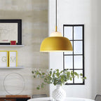 Nordic Macaron Aluminum Dome Pendant Light - 1 Light