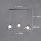 Nordic Rippled Glass Pendant Lamp