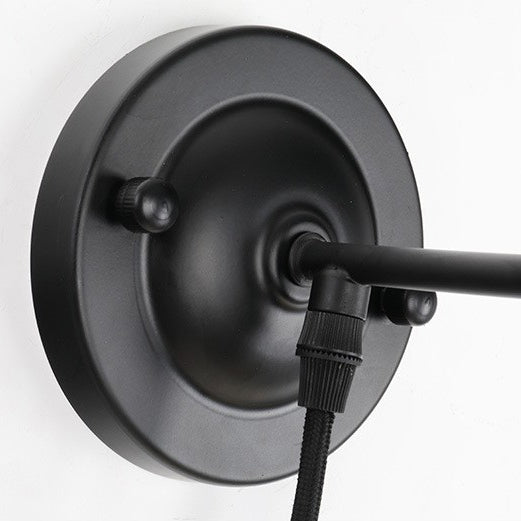 Vintage Industrial Iron Pulley Wall Sconce