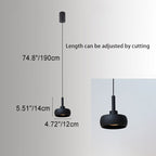 Premium Nordic Minimalist Retractable Dome LED Pendant Light