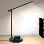 Premium Wireless Rechargeable LED Desk Lamp with Double Folding Design