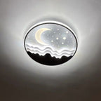 Premium Nordic Star and Moon Aluminum LED Ceiling Light