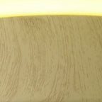 Contemporary Round Wood Grain LED Flush Mount Ceiling Light