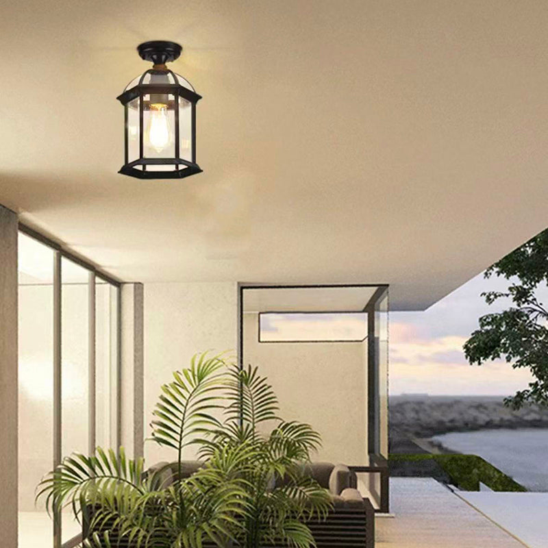 Waterproof Hexagonal Outdoor Lantern