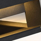 Modern Square Galvanized Iron LED Outdoor Pillar Light