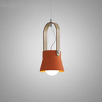 Nordic 1-Light Wood Pendant Light with Handle