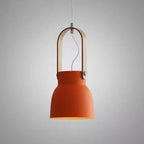 Nordic 1-Light Wood Pendant Light with Handle
