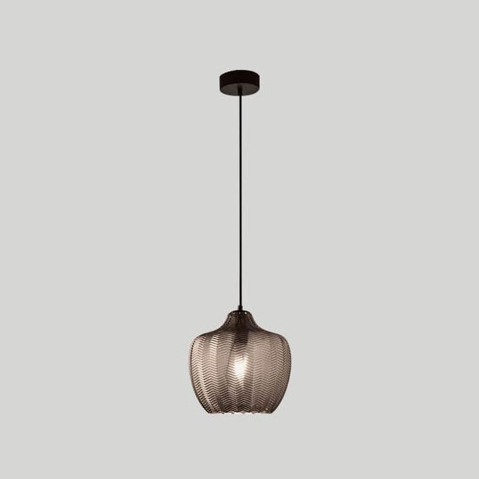 Nordic Wavy Glass Pendant Lamp