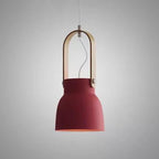Nordic 1-Light Wood Pendant Light with Handle