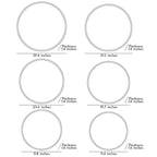 Modern Round LED Full Moon Wall Lamp