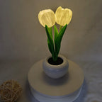 Premium LED Tulip Peony Night Light Table Lamp