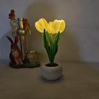 Premium LED Tulip Peony Night Light Table Lamp