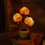 Premium LED Tulip Peony Night Light Table Lamp