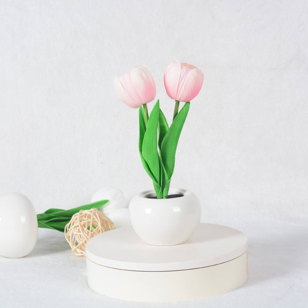 Premium LED Tulip Peony Night Light Table Lamp