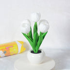 Premium LED Tulip Peony Night Light Table Lamp