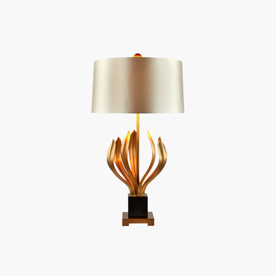 Retro Metal Fabric Shade Table Lamp