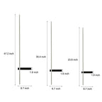 Modern Waterproof Black Linear LED Wall Light