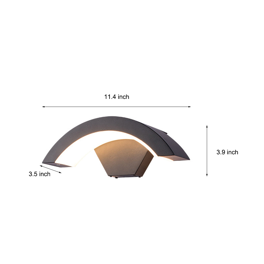 Premium Outdoor LED Wall Sconce - Downlight for Porch and Patio