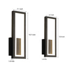 Modern Rectangular LED Wall Sconce Light Fixture