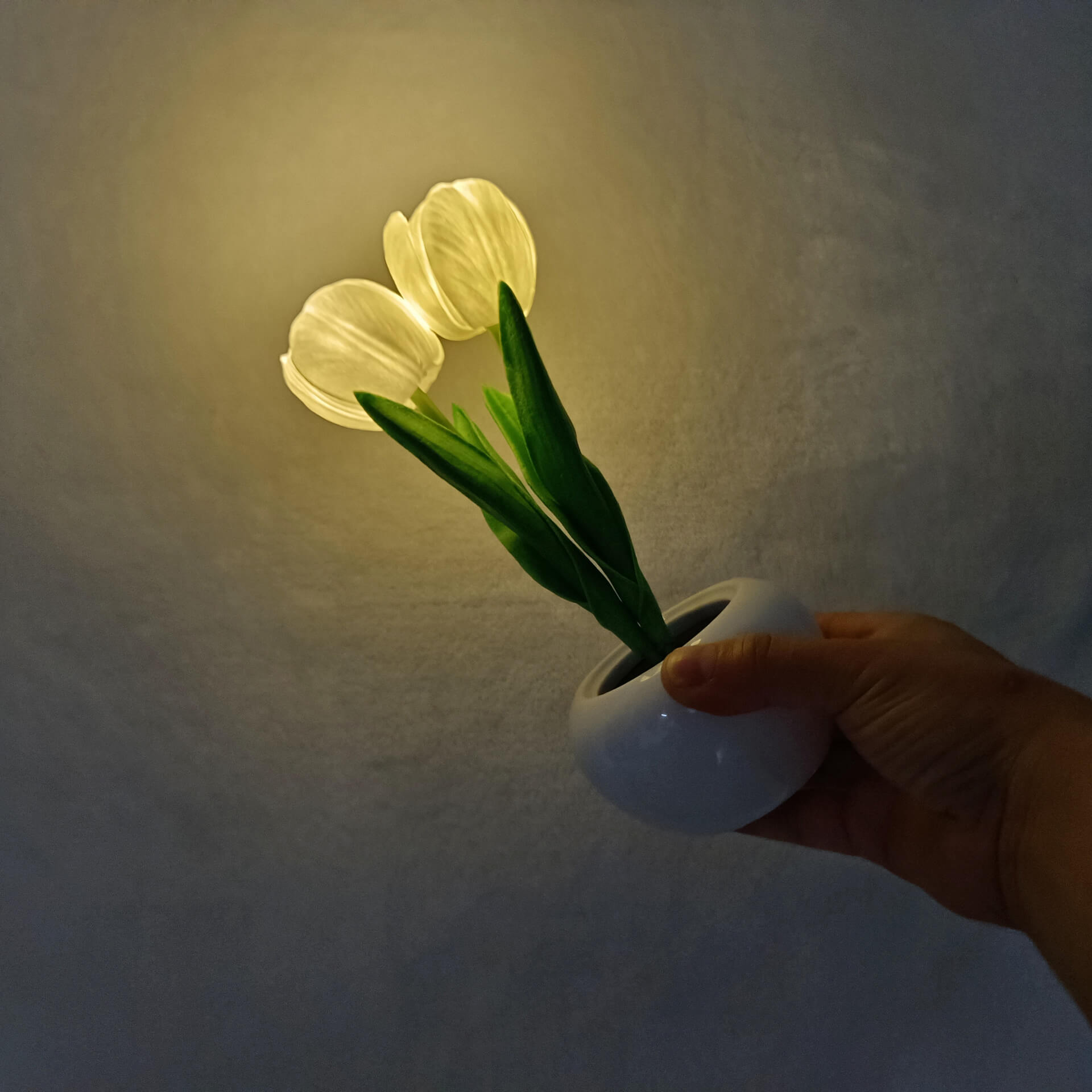 Premium LED Tulip Peony Night Light Table Lamp