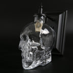 Modern Round Skull Glass Wall Sconce Lamp