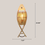 Vintage Bamboo Fish Wall Sconce