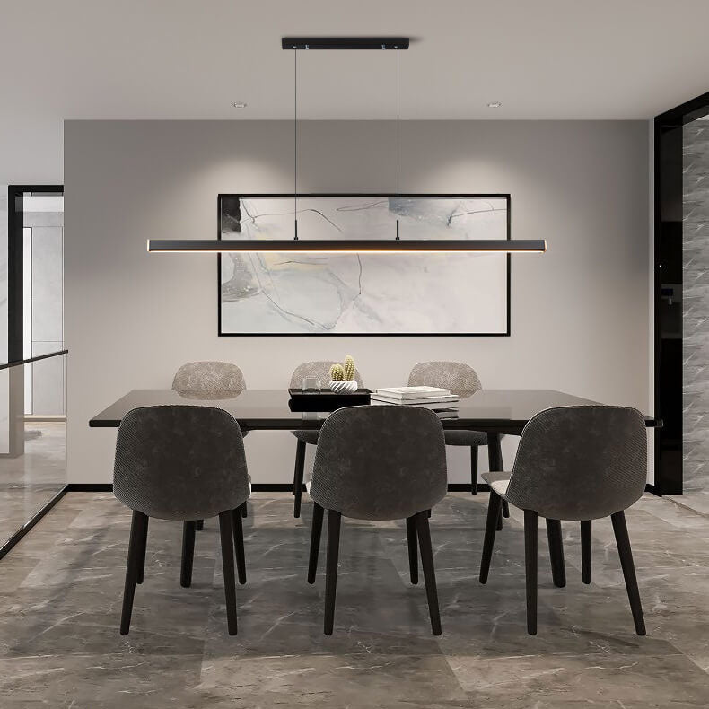 Sleek Minimalist Long LED Pendant Light