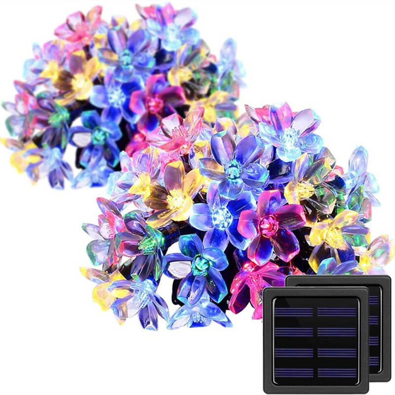 Premium Waterproof Solar LED Sakura Fairy String Lights