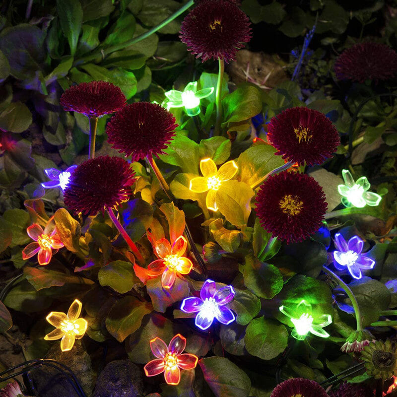 Premium Waterproof Solar LED Sakura Fairy String Lights