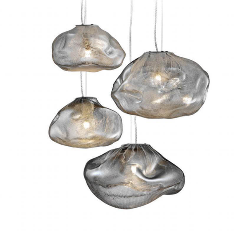 Contemporary Cloud Glass Pendant Light