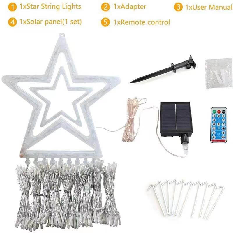 Premium LED Meteor Shower String Lights - Star Waterfall