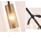Clear Glass Cylinder Wall Sconce