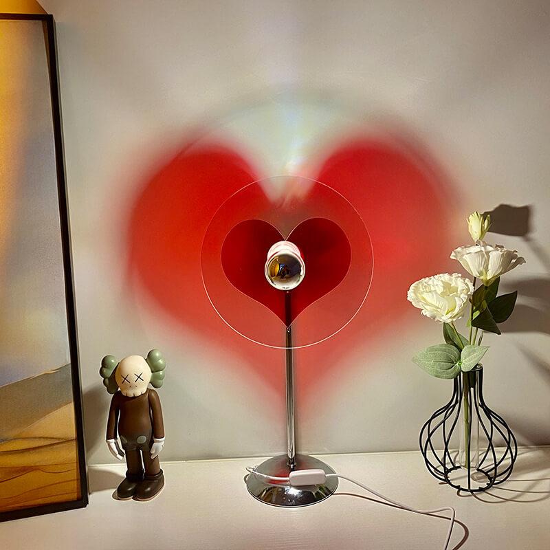Heart-Shaped LED Floor Lamp - 1-Light Design