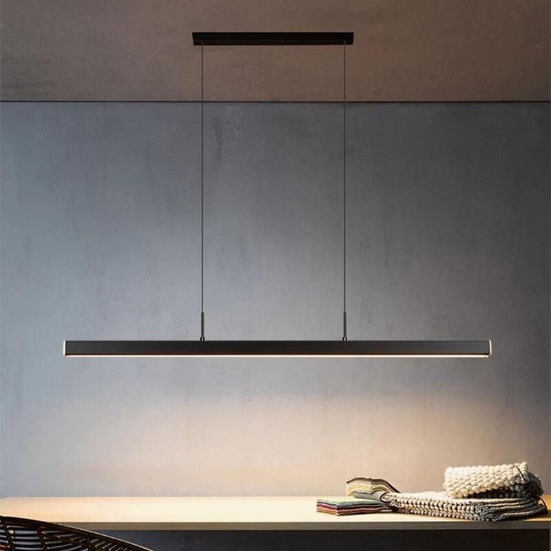 Sleek Minimalist Long LED Pendant Light