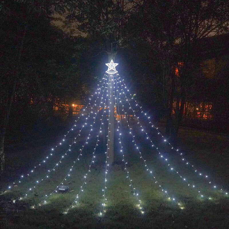 Premium LED Meteor Shower String Lights - Star Waterfall