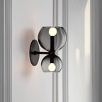 Contemporary 2-Light Bowl Sconce