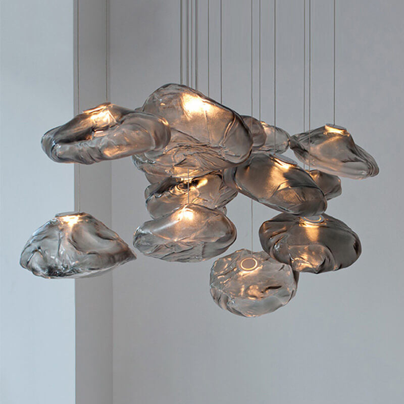 Contemporary Cloud Glass Pendant Light