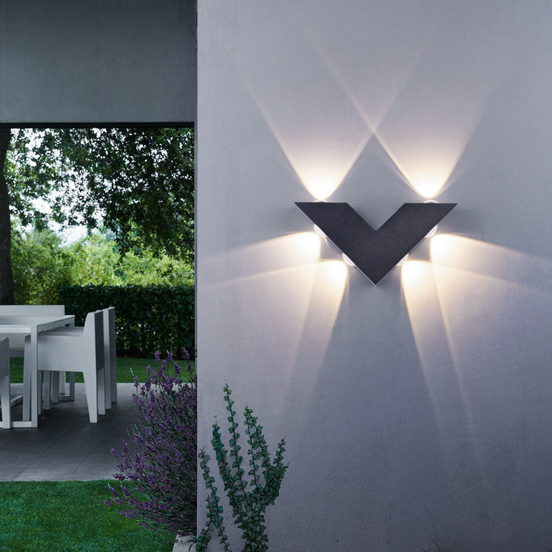 Premium V-Shaped Triangle LED Wall Sconce Lamp - Modern