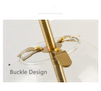 Clear Glass Cylinder Wall Sconce