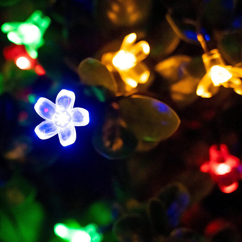 Premium Waterproof Solar LED Sakura Fairy String Lights