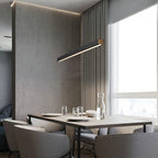 Sleek Minimalist Long LED Pendant Light