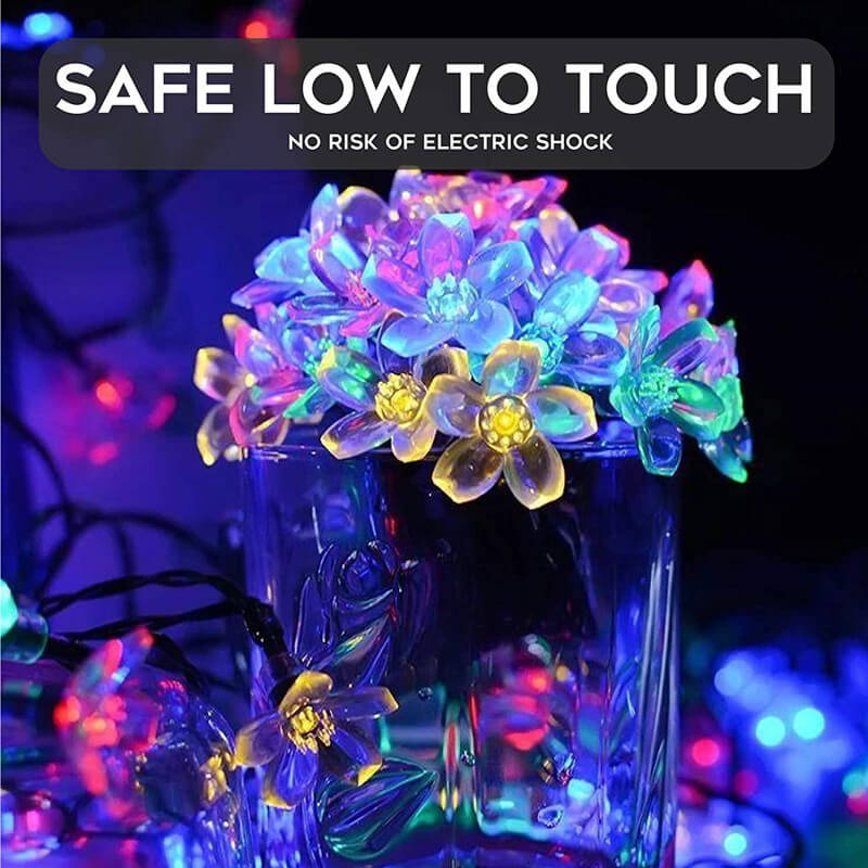 Premium Waterproof Solar LED Sakura Fairy String Lights