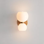 Contemporary 2-Light Bowl Sconce