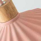 Scalloped Cement Pendant Light