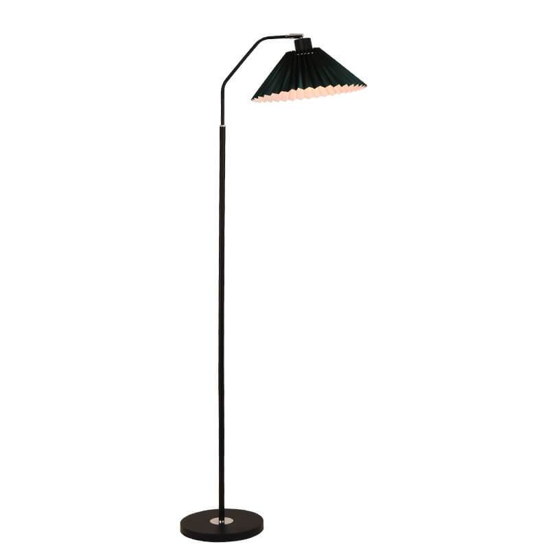 Elegant Minimalist Pleated Fabric Floor Lamp with Single Light