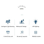 Premium Waterproof Solar LED String Lights