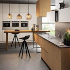 Nordic Wavy Glass Pendant Lamp